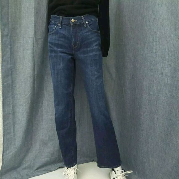 LEVI'S 505 Straight Red Tag Medium Wash Women’s Size 10 - Picture 9 of 9